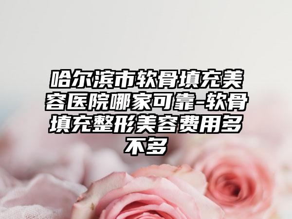 哈尔滨市软骨填充美容医院哪家可靠-软骨填充整形美容费用多不多