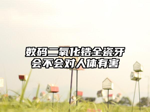 数码二氧化锆全瓷牙会不会对人体有害